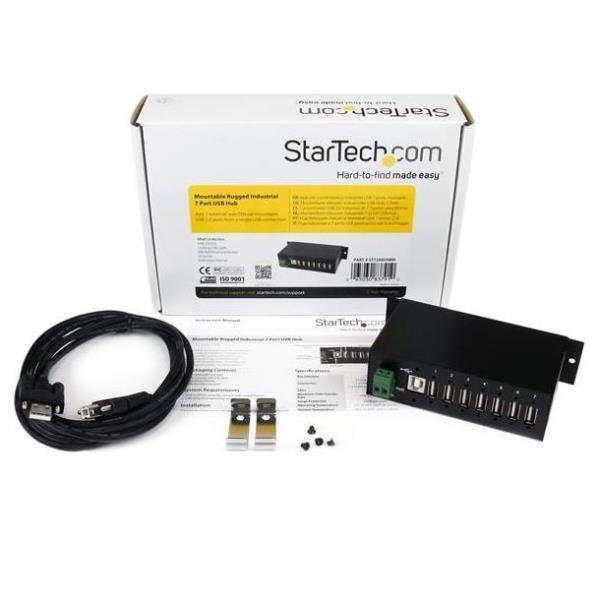 StarTech.com Hub USB industriale a 7 porte, predisposto …