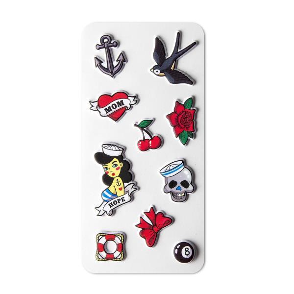 CELLY STICKERS 3D 10 TEEN OLDSCHOOL MULTICOLORE