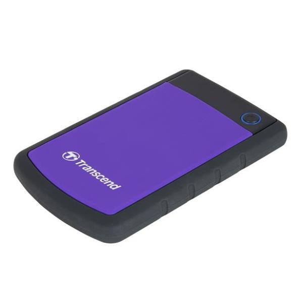 Transcend StoreJet 25H3P - HDD - 1 TB - esterno (portatile) - 2.5" - USB 3.0 - 5400 rpm - buffer: 8 MB - porpora brillante