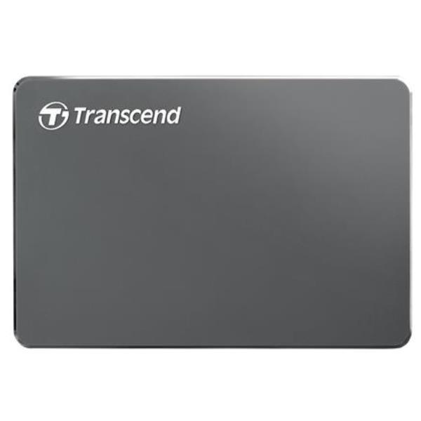 Transcend StoreJet 25C3 - HDD - 2 TB - esterno (portatile) - 2.5" - USB 3.0 - grigio ferro