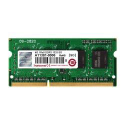 Transcend - DDR3 - modulo - 4 GB - SO DIMM 204-pin - 1333 MHz / PC3-10600 - CL9 - 1.5 V - senza buffer - non ECC