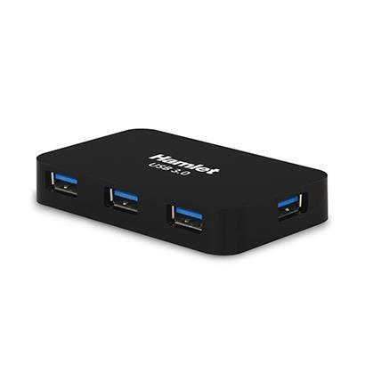 Hamlet XHUB430BKPW - Hub - 4 x SuperSpeed …