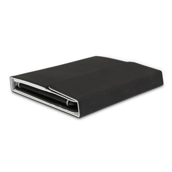 Hamlet XPADCV100BK - Flip cover per tablet - finta pelle - nero - 10"