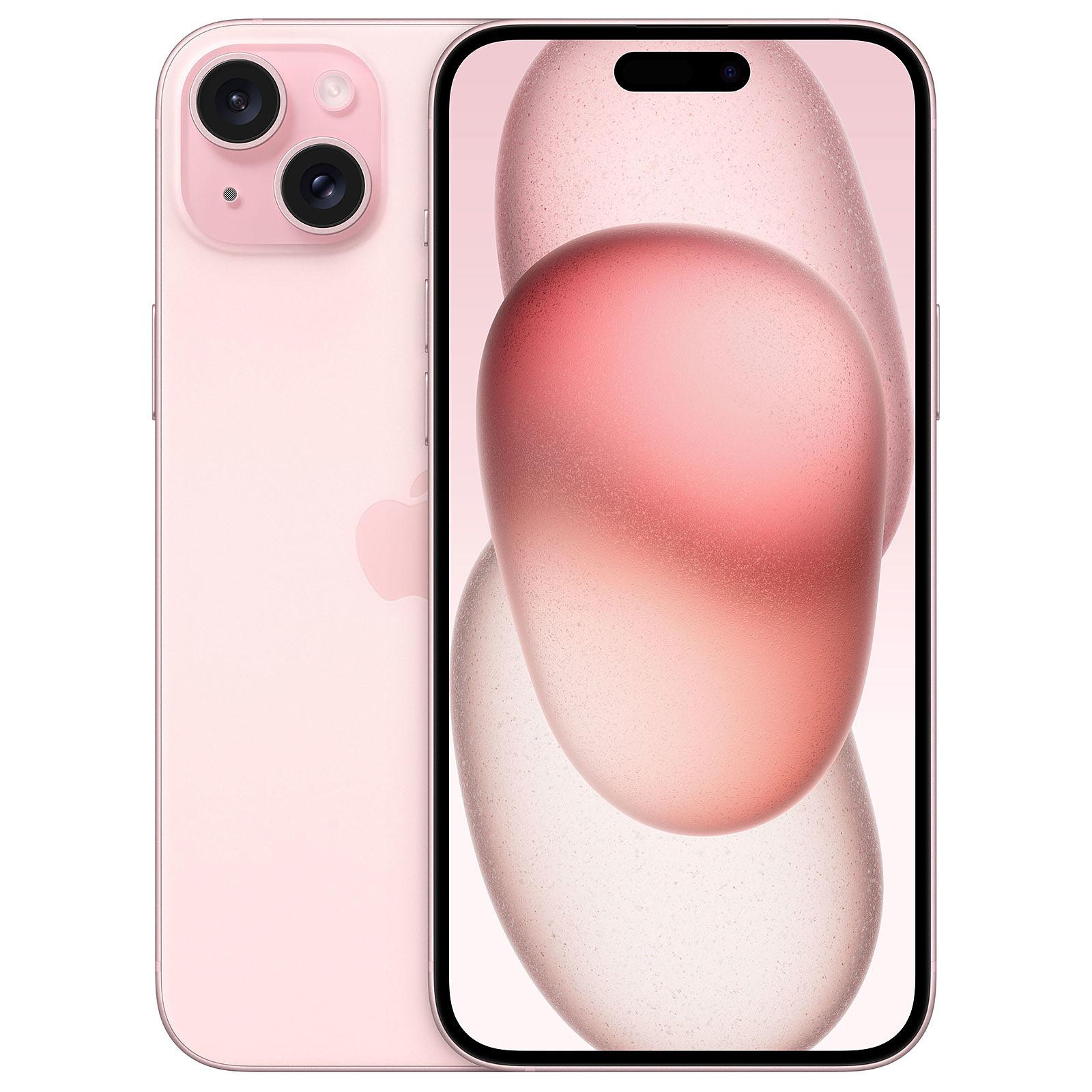 Apple iPhone 15 Plus - 5G smartphone - dual SIM /Memoria Interna 256 GB - display OLED - 6.7" - 2796 x 1290 pixels - 2x fotocamere posteriori 48 MP, 12 MP - front camera 12 MP - rosa