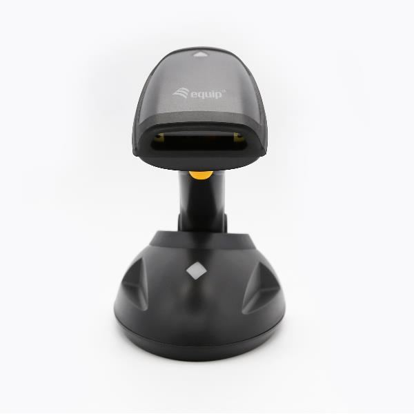 EQUIP 351025 LETTORE CODICI A BARRE SCANNER WIRELESS 1D LASER CON STAND