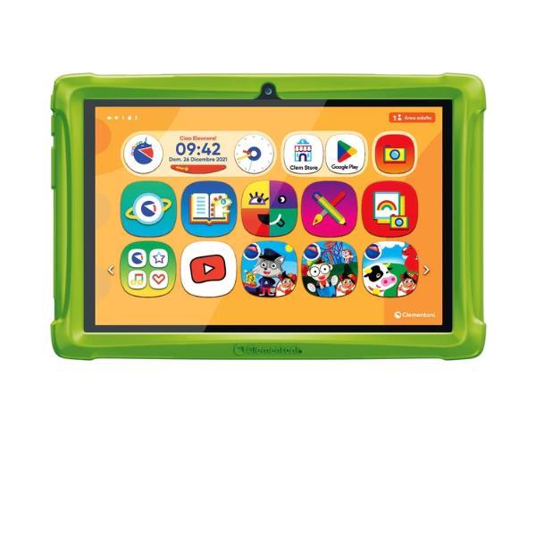 CLEMENTONI CLEMPAD 10" TABLET EDUCATIVO PER BAMBINI 32GB RAM 2G WIFI 2 FOTOCAMERE ANDROID 13 GOOGLE PLAY E SISTEMA PARENTAL CONTROL
