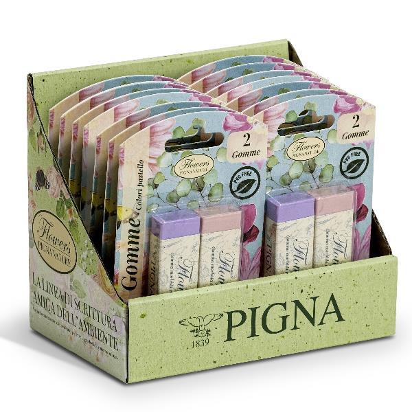 PIGNA FLOWERS GOME PER CANCELLARE COLORI PASTELLO CONF …