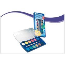 PELIKAN ACQUARELLI USO SCOLASTICO 12 SCODELLINI COL. ASSORTITI