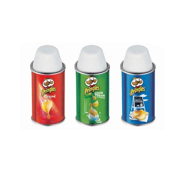 MAPED PRINGLES ESPOSITORE GOMMA CON CUSTODIA IN METALLOCOL. ASSORTITI CONF 10 PZ.