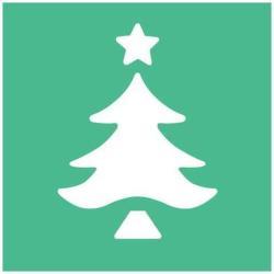 CWR FUSTELLA 25 mm ALBERO DI NATALE