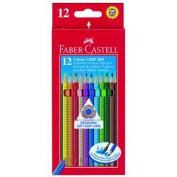 Faber-Castell GRIP - Pastello colorato (pacchetto di 12)