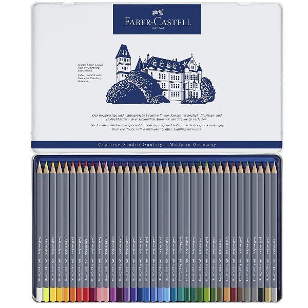 Faber-Castell GOLDFABER Aqua - Matita acquerellabile - colori assortiti (pacchetto di 36)