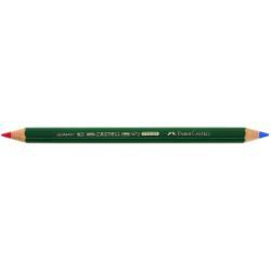 FABER CASTEL 873 MATITA BICOLORE ROSSA E BLU …