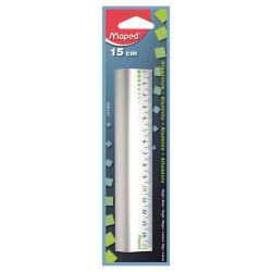 Maped - Righello - 15 cm - alluminio anodizzato