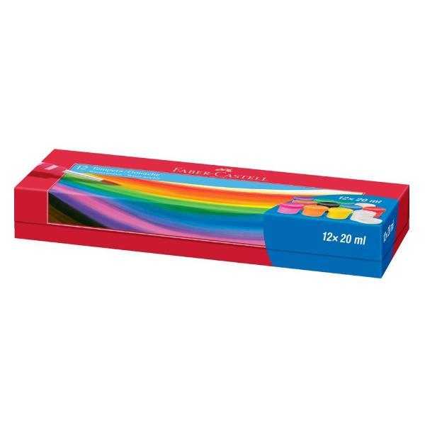 FABER CASTELL CF12 TEMPERA PRONTA 20 ML COL.ASS.