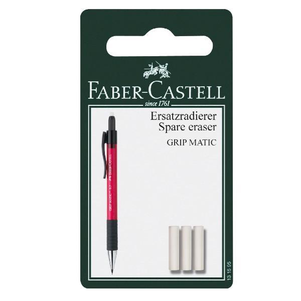 Faber-Castell - Gomma (pacchetto di 3)