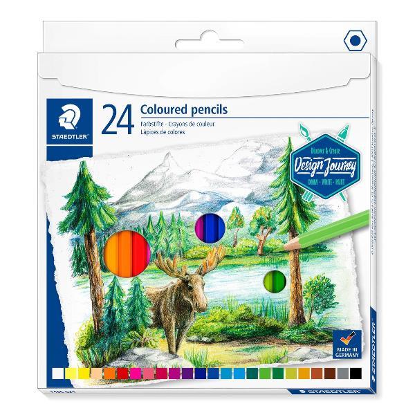 STAEDTLER CF24 MATITE DESIGN.JOURN. COL.ASS.