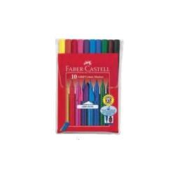Faber-Castell GRIP - Marcatore - inchiostro colorante alimentare a base acquosa (pacchetto di 10)