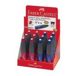 FABER CASTELL CF12ESPOSITORE GOMMA+TEMPERIN0