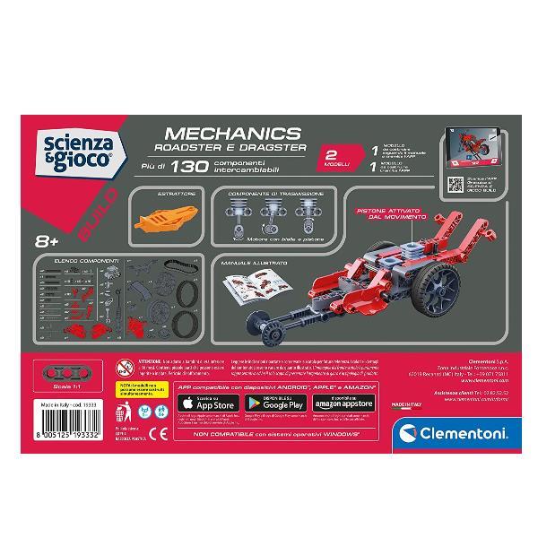 Clementoni Science & Play Build Mechanics - Roadster and Dragster