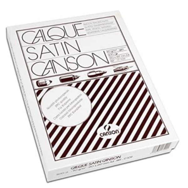 CANSON CF500 FOGLI CARTA LUCIDA A4 90/95