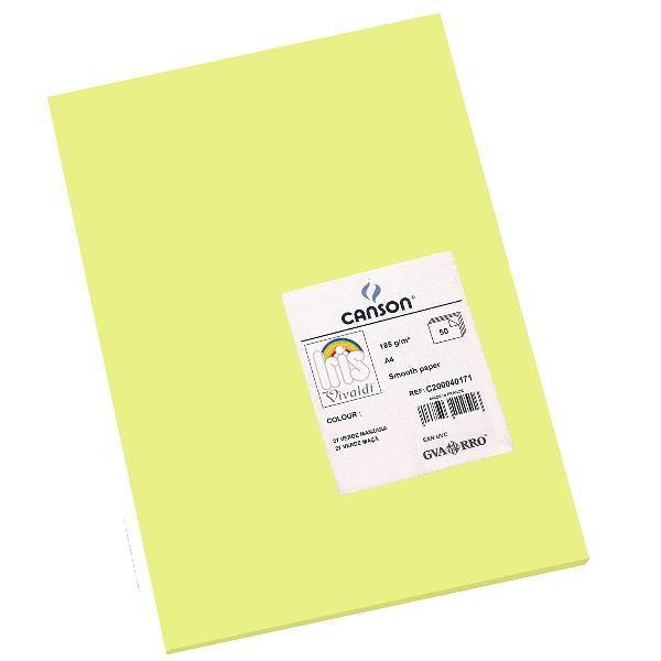 CANSON CF50FF VIVALDI A4 185G VERDE MELA