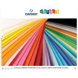 CANSON CF25FF COLORLINE 50X70 220 GIALLO P