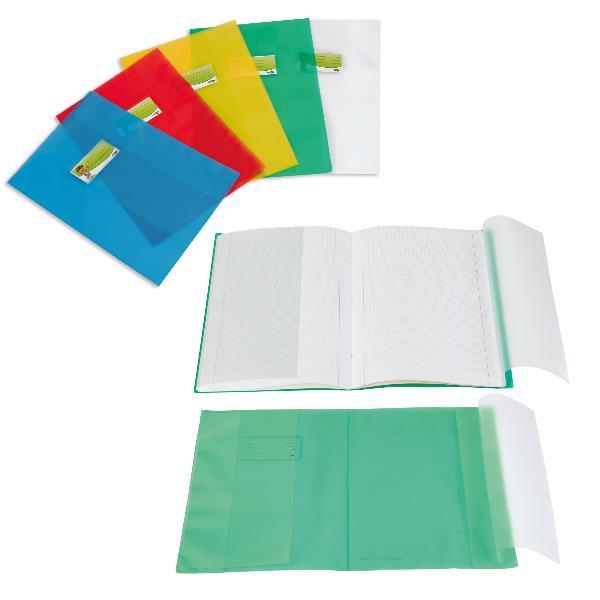 SEI ROTA COVER MAXI P1 F COPRIQUADERNO IN PP BUCCIATO 210X297 mm BLU