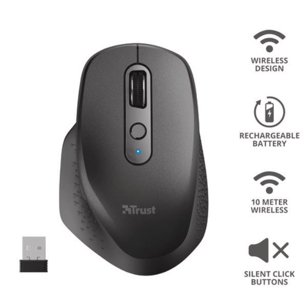 Trust Ozaa - Mouse - ergonomico - 6 …