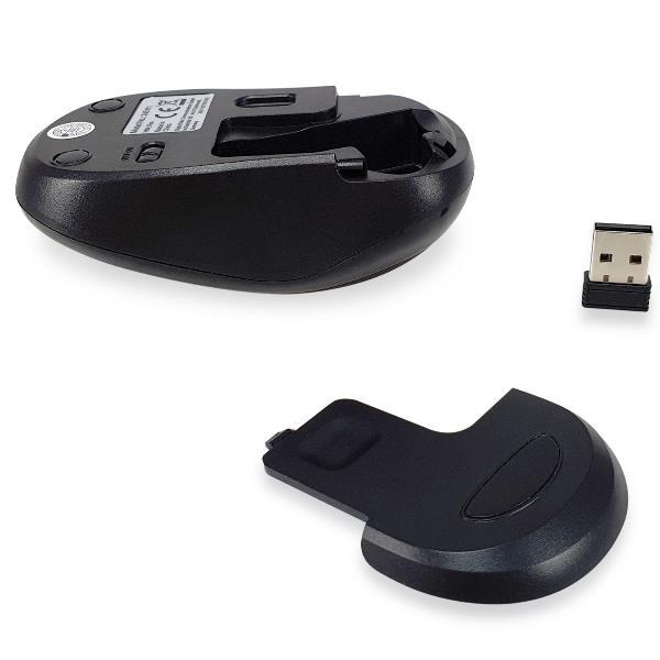 EQUIP 245112 MOUSE OTTICO 1.200 DPI WIRELESS AMBIDESTRO RF BLUE