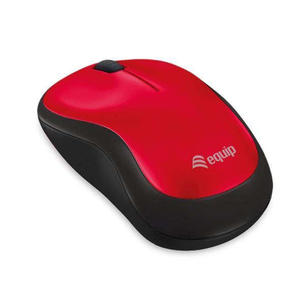 EQUIPE COMFORT MOUSE OTTICO WIRELESS 1200 DPI RED/BLACK