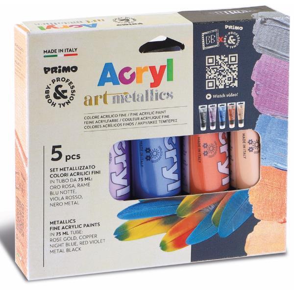 Colori Acryl - 75 ml - colori metal …