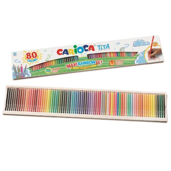 Carioca Tita Maxi Rainbow Set - Pastello colorato …