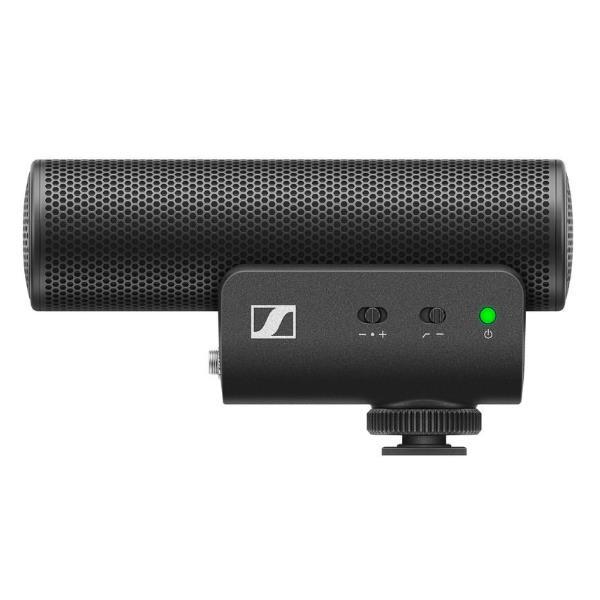 Sennheiser MKE 400 Microfono shotgun super cardioide, KIT CON Manfrotto PIXI Mini Tripod