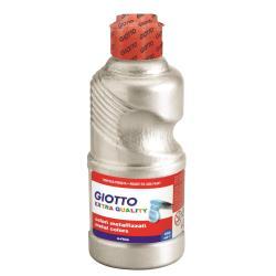 GIOTTO TEMPERA FLACONE DA 250ML COLORE ARGENTO METAL LAVABILE