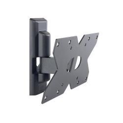 Meliconi CME ETR120 - Kit montaggio (staffa di montaggio a parete) - Tilt & Turn - per pannello piatto - acciaio - nero - dimensione schermo: 26"-32" - installabile a parete