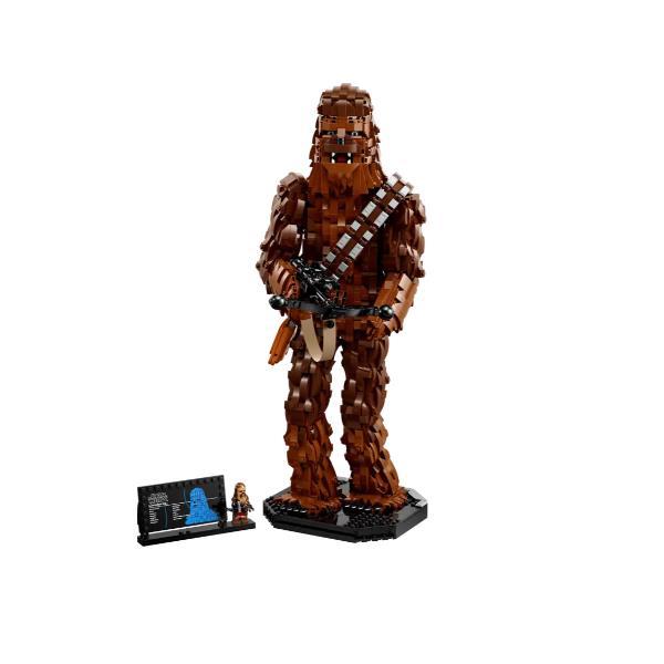 LEGO STAR WARS CHEWBACCA ALTOO 46 CM CON BALESTRA DA COSTRUIRE E UNA MINIFIGURA