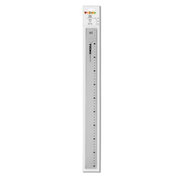 PRIMO - Righello - 50 cm - grigio fumo - polistirene