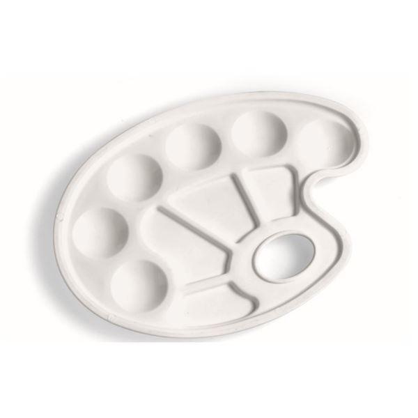 LEBEZ TAVOLOZZA IN PLASTICA 10 SCOMPARTI 23X17 CM COL. BIANCO