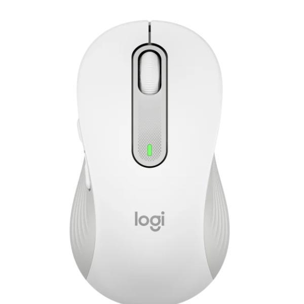 Logitech Signature M650 for Business - Mouse - senza fili - Bluetooth, 2.4 GHz - ricevitore USB Logitech Logi Bolt - Off-White