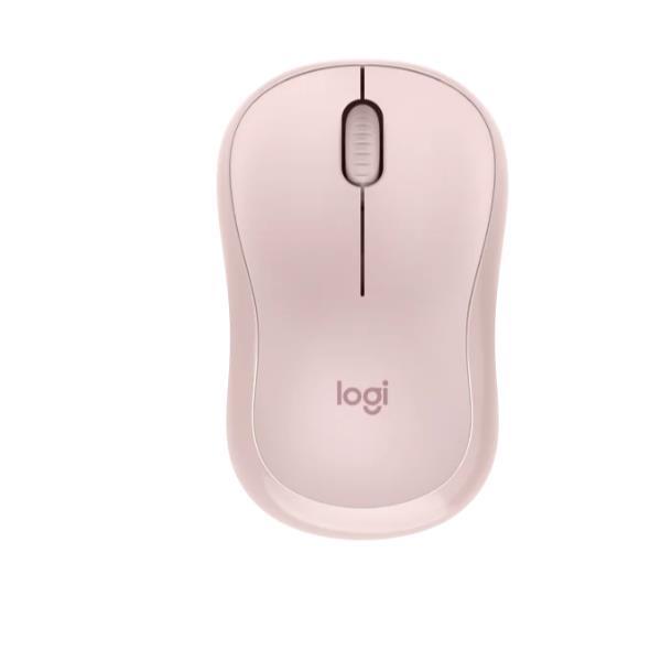 Logitech M240 Silent - Mouse - per destrorsi e per sinistrorsi - ottica - 3 pulsanti - senza fili - Bluetooth - rosa