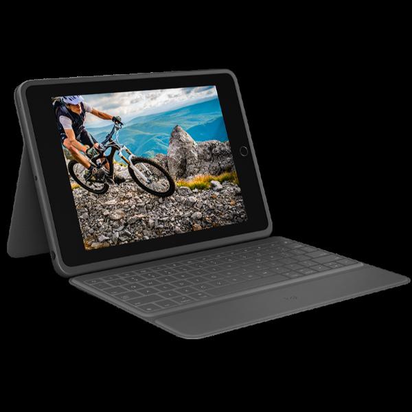 Logitech Rugged Folio, QWERTY, Italiano, 1,8 cm, 1,2 mm, Apple, iPad (7a gen) iPad (8a gen) iPad (9ª generazione) iPad (10ª generazione) iPad (A16)