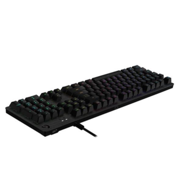Logitech Gaming G512 - Tastiera - retrolilluminato - USB - QWERTY - italiana - interruttore: GX Brown Tactile - carbonio