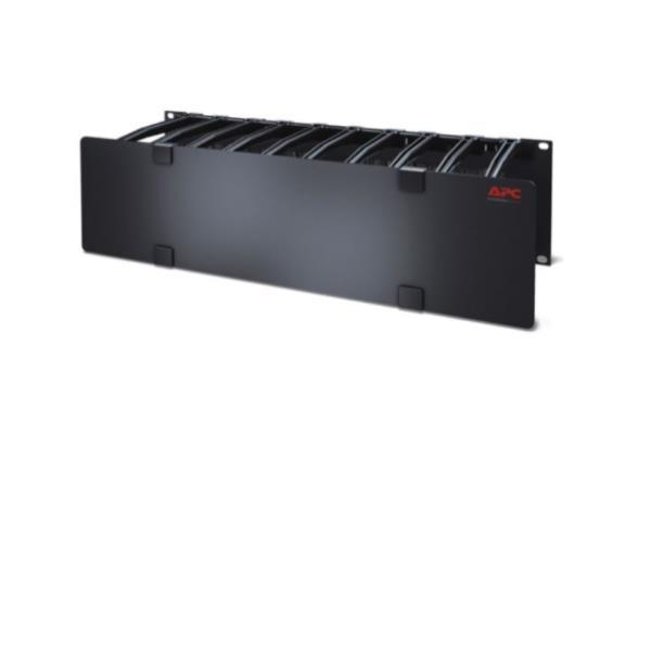 APC Cable Management - Pannello gestione cavi rack con coperchio - nero - 3U - per P/N: SMTL1000RMI2UC, SMX1000C, SMX1500RM2UC, SMX1500RM2UCNC, SMX750C, SMX750CNC