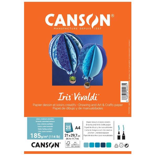 CANSON CF FG25 IRIS VIVALDI ACQUA 21X29,7