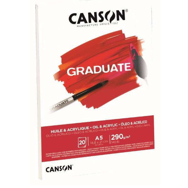 CANSON GRADUATE BLOCCO DA DISEGNO PER OLIO E …