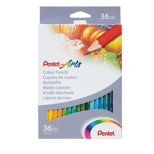 PENTEL CF36 MATITE COLORATE 36 COLORI