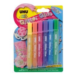 UHU COLLA CON GLITTER GLUE SHINY TUBETTO DA …