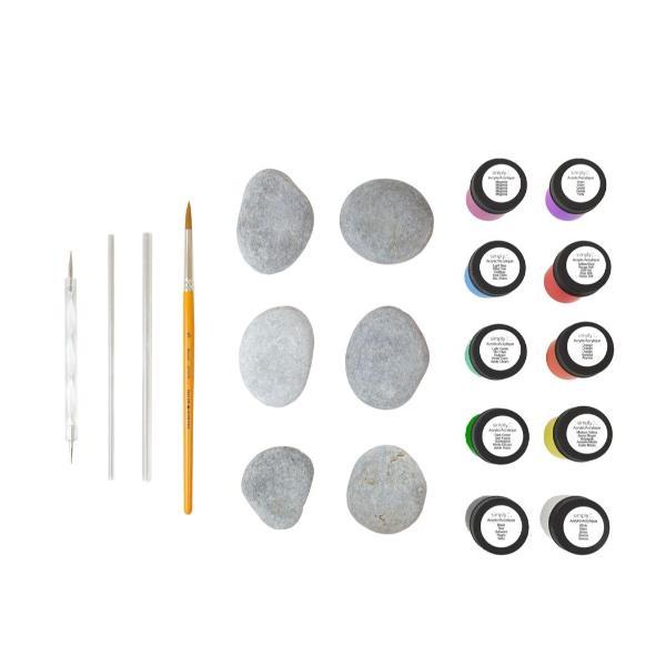 DALER ROWNEY SIMPLY ROCK PAINTING KIT CREATIVO CON …