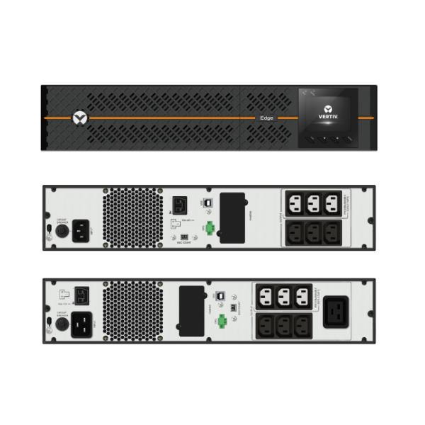 Vertiv EDGE - UPS (installabile in rack / esterno) - 230 V c.a. V - 1980 Watt - 2200 VA - 9 Ah - USB - connettori di uscita 7 - 2U